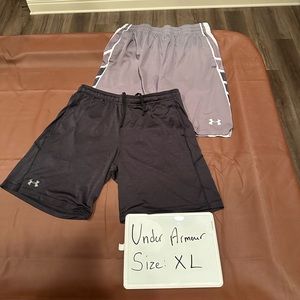 UA shorts 2 pair